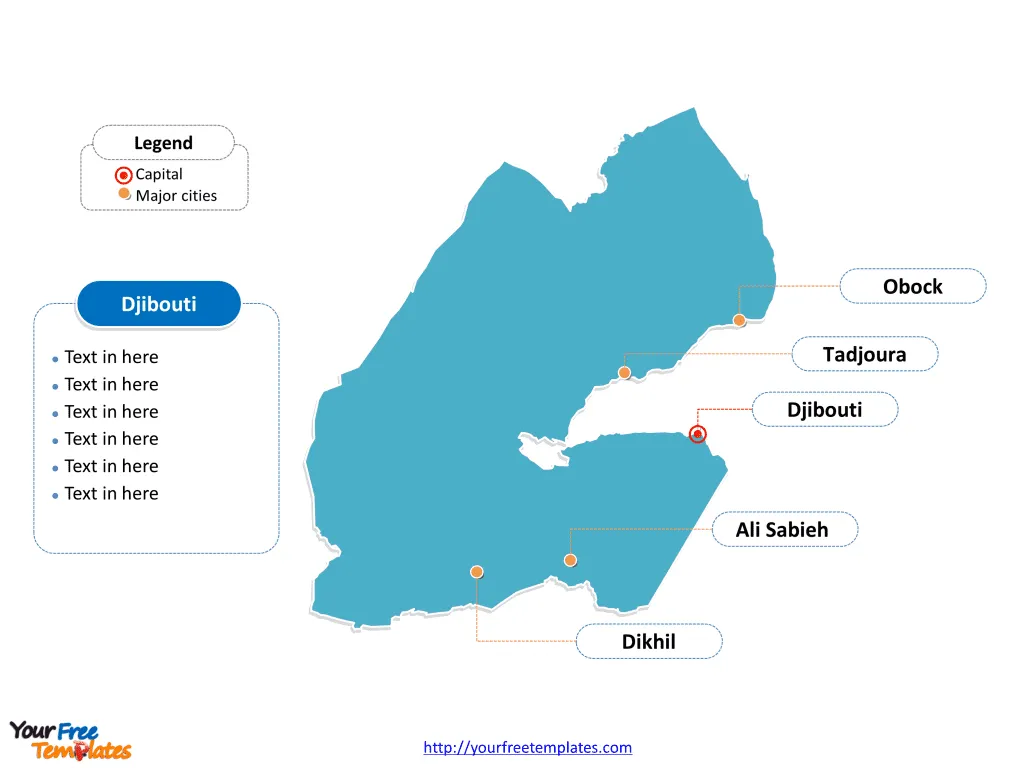 Djibouti map