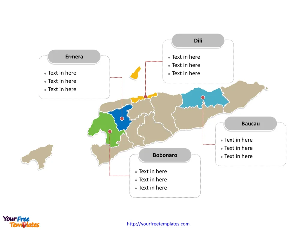 East Timor map