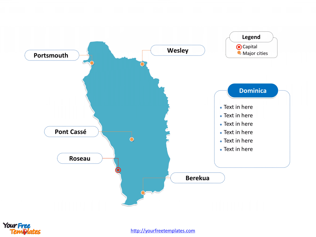 Dominica map