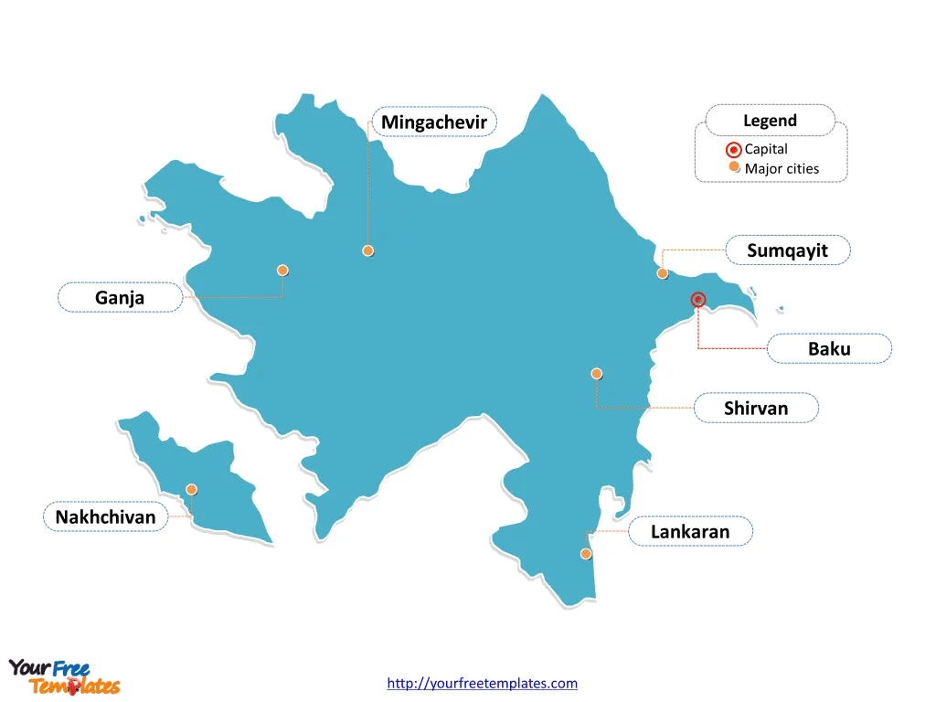 Azerbaijan map