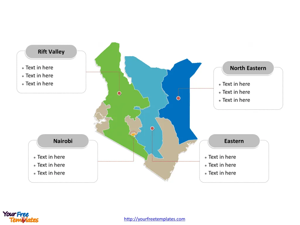 map of Kenya