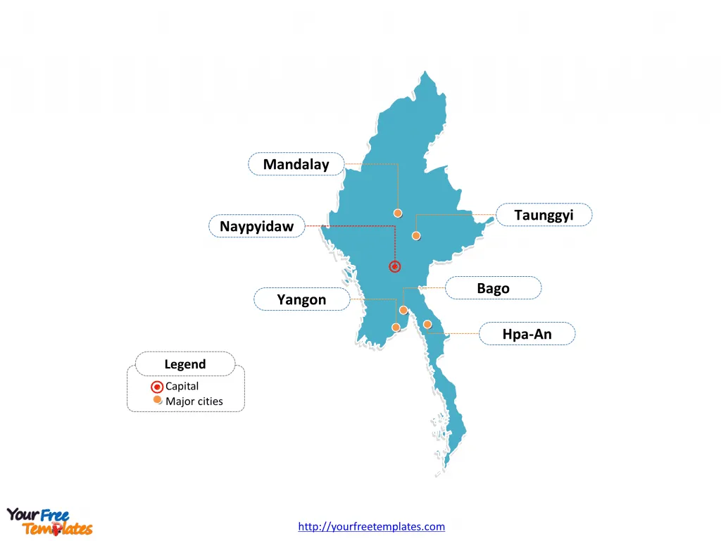 Myanmar Map