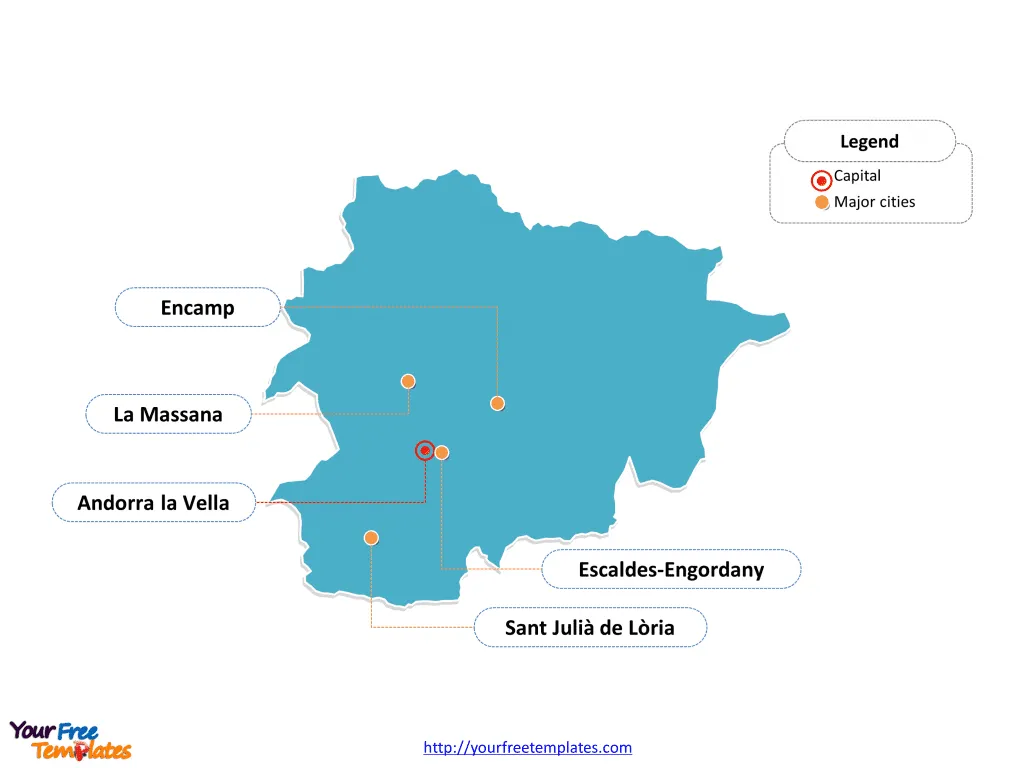 Andorra map