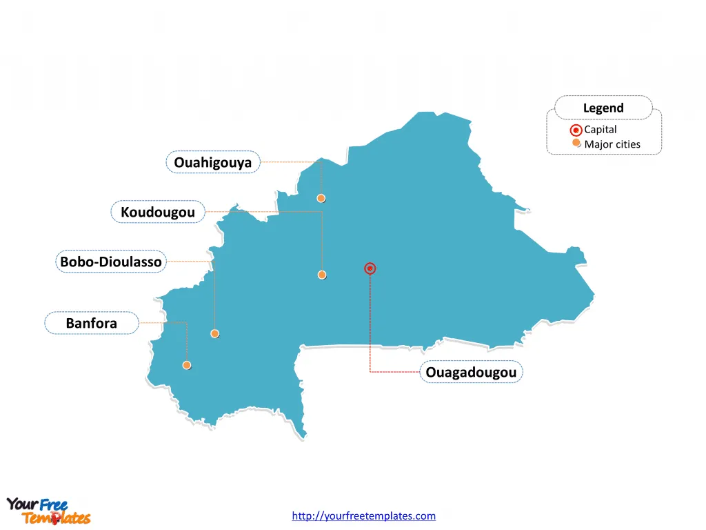 Burkina Faso map