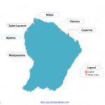 French_Guyana_Outline_Map