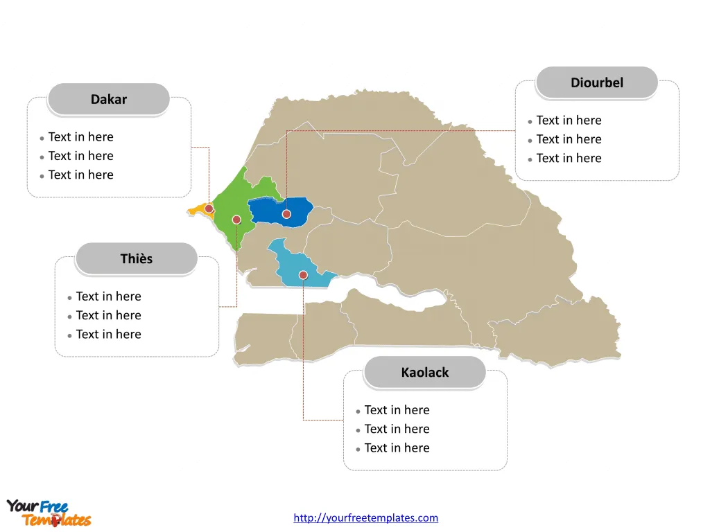 Senegal map