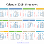 2018_Calendar_template_whole_year_three_rows