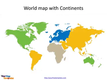 World Maps Blank Template Free Powerpoint Template