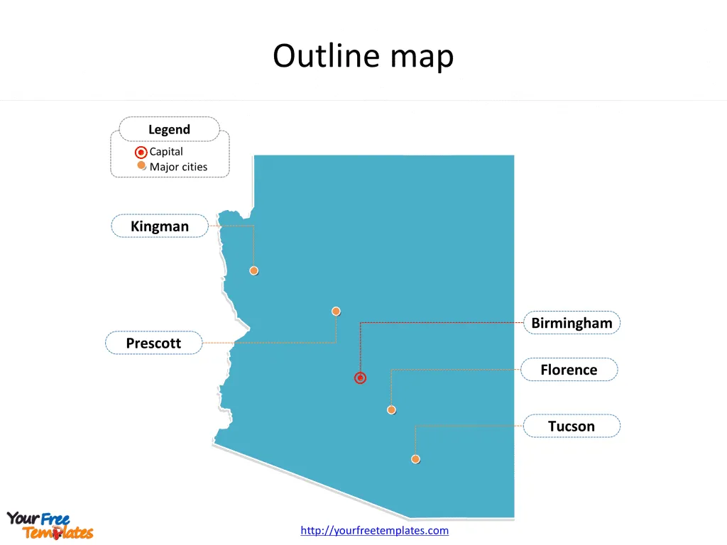 Arizona map