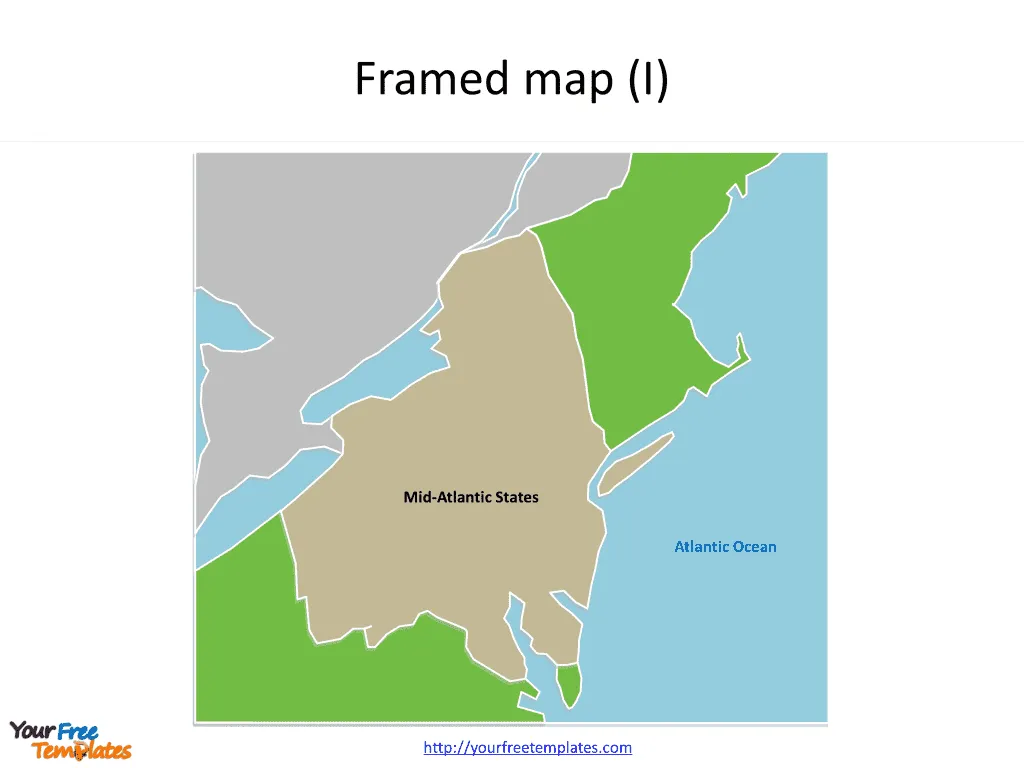 Mid Atlantic State Map