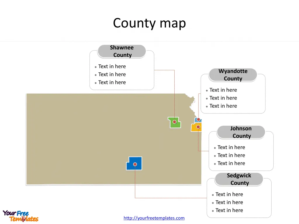 Kansas map