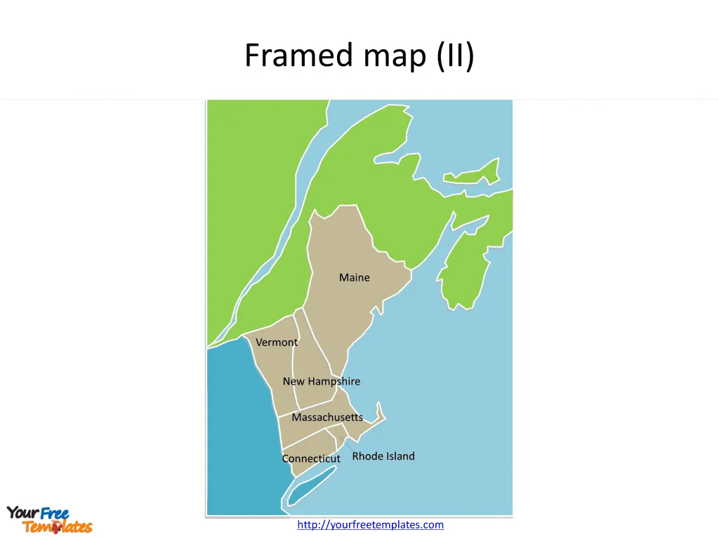 New England map