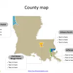 Louisiana Parish map
