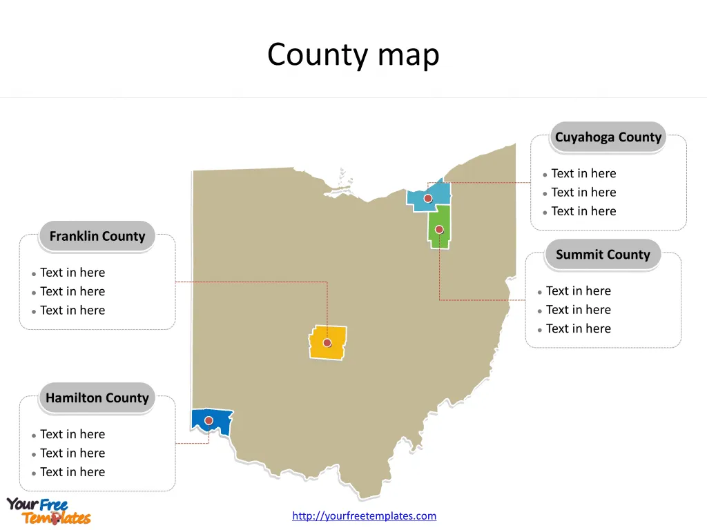 Ohio map