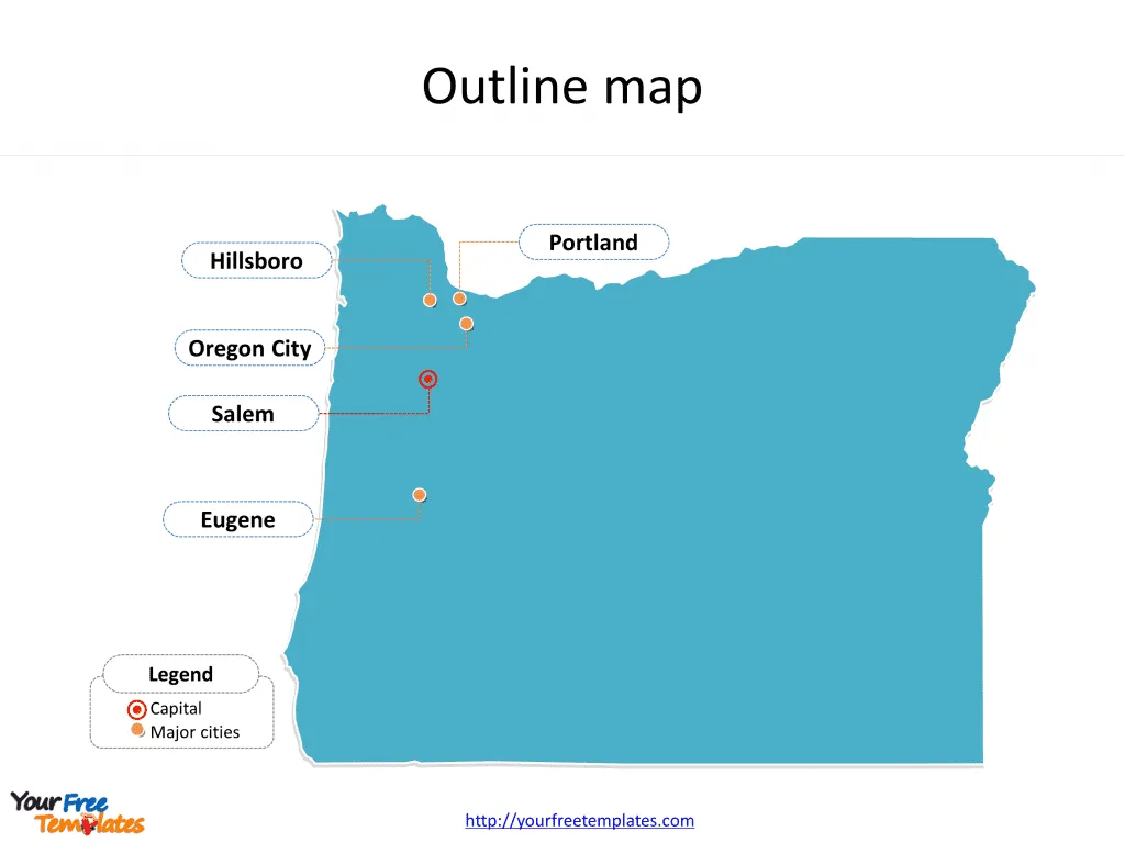 Oregon map