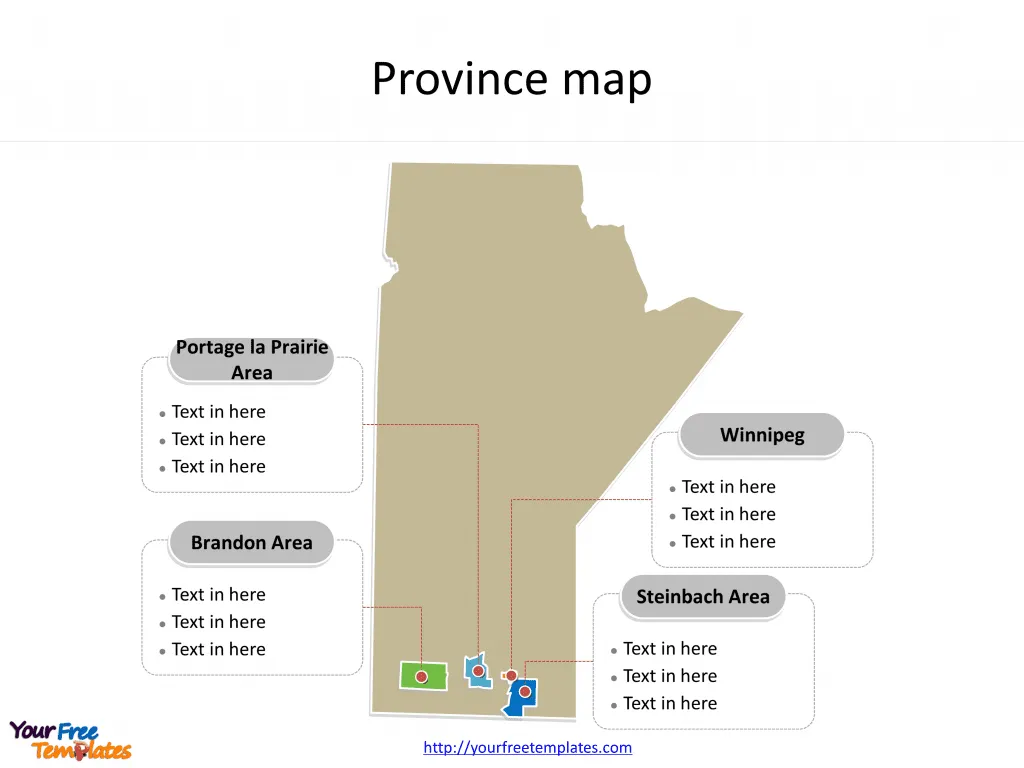 Manitoba map