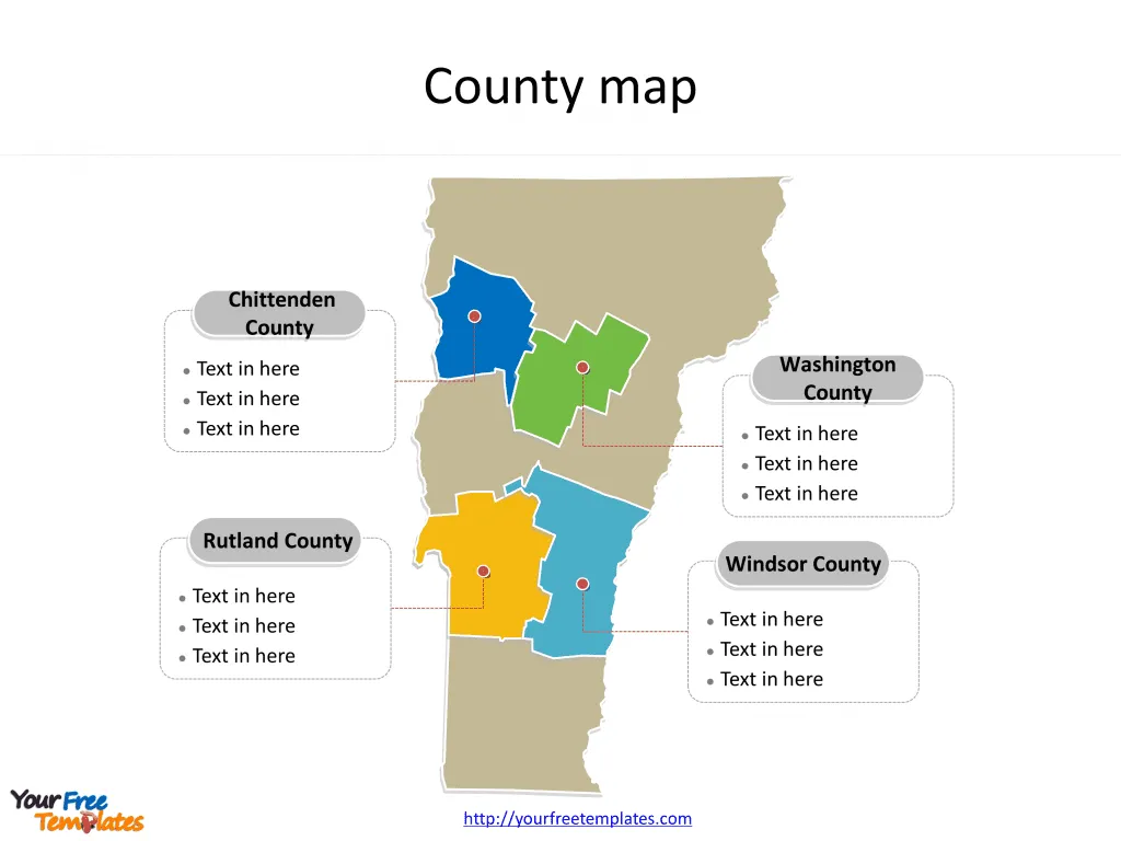 Vermont map