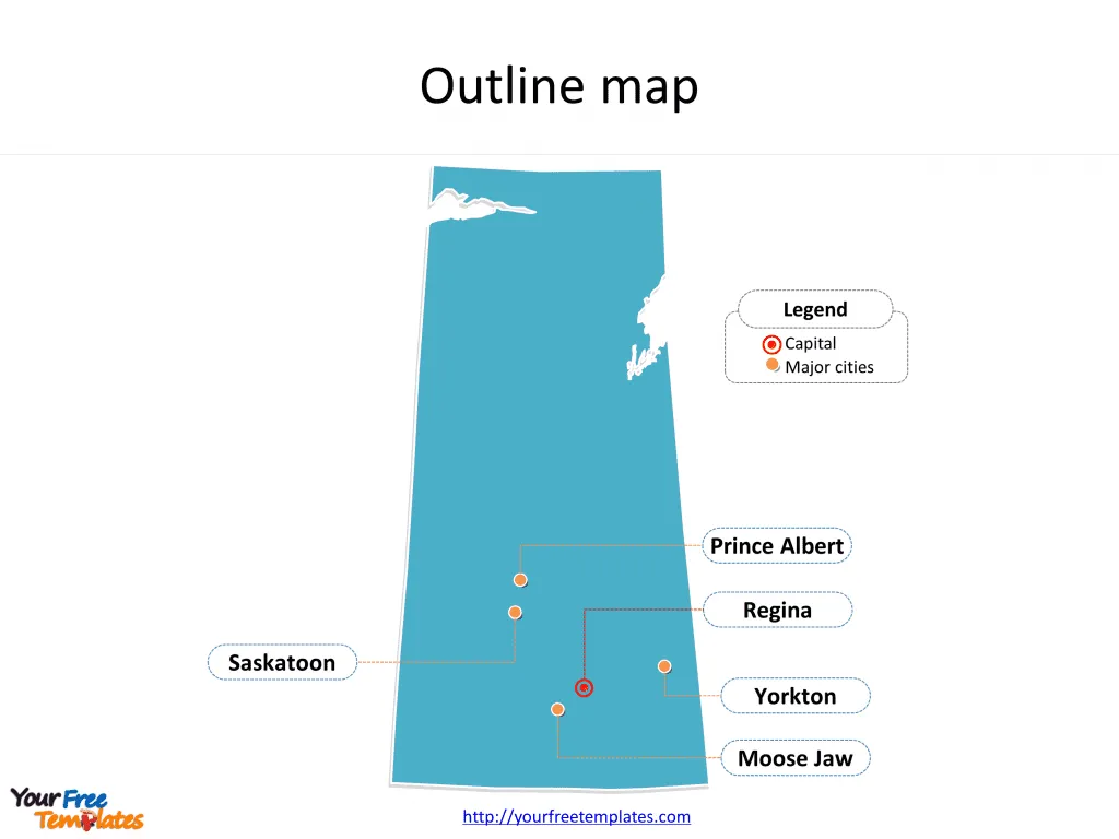 Saskatchewan map