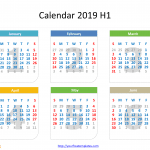 2019_Calendar_template_Half_year_H1