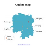 Hunan-Map-Outline