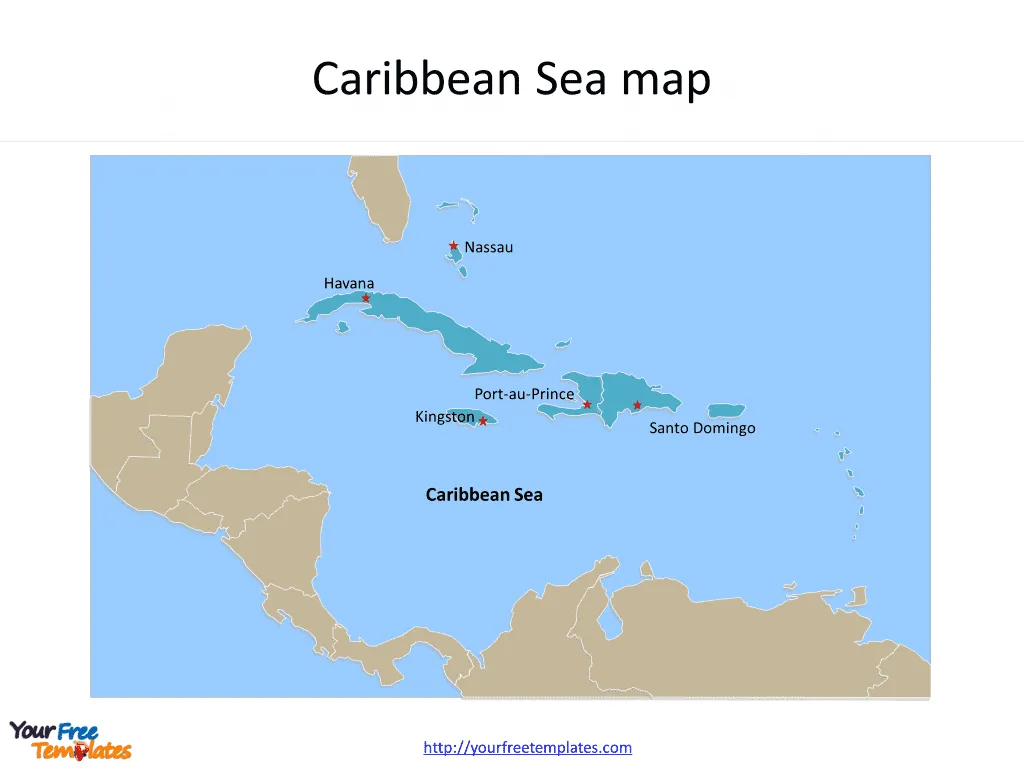 Caribbean Sea Map