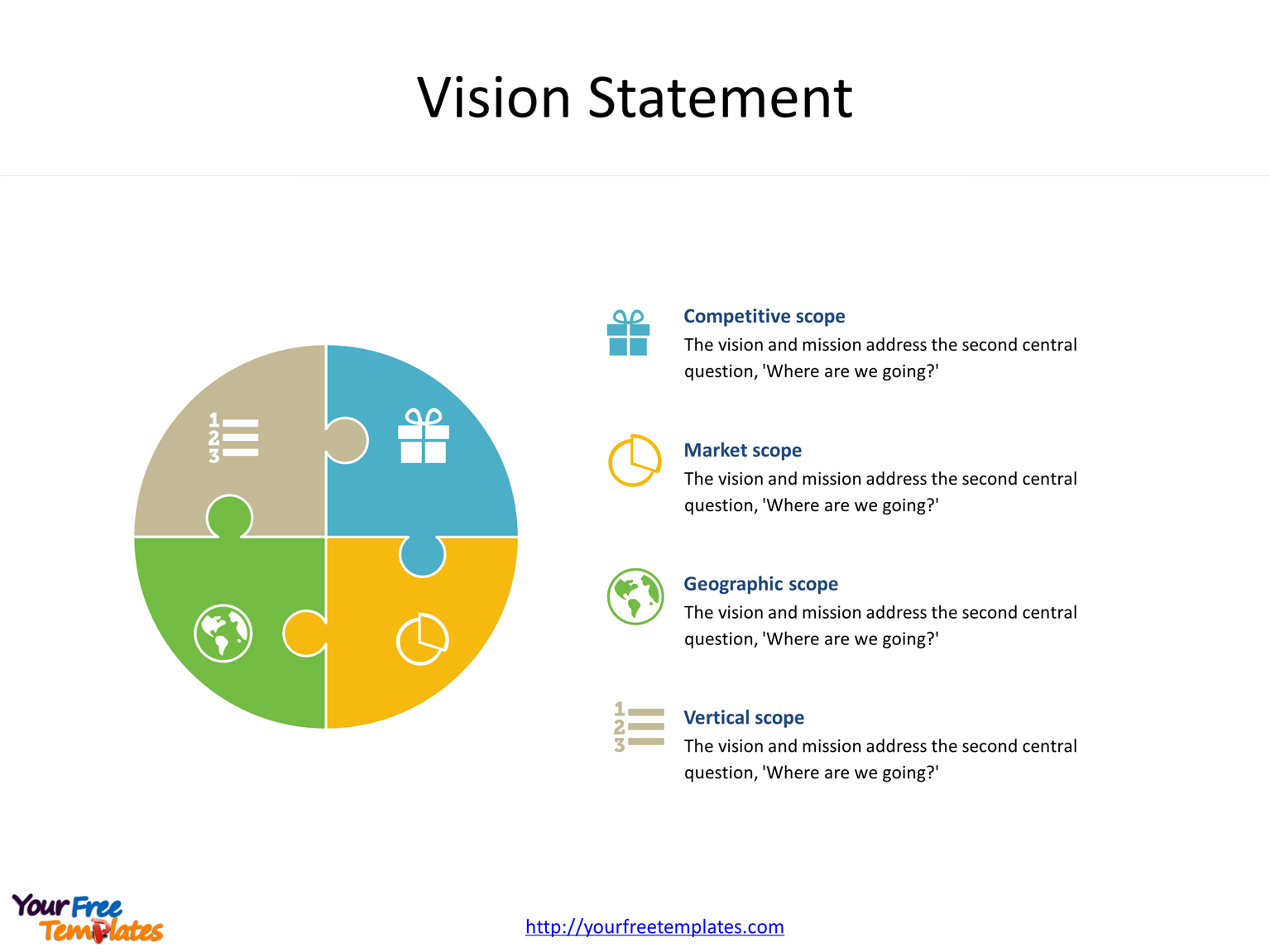 Marketing strategy template Free PowerPoint Template