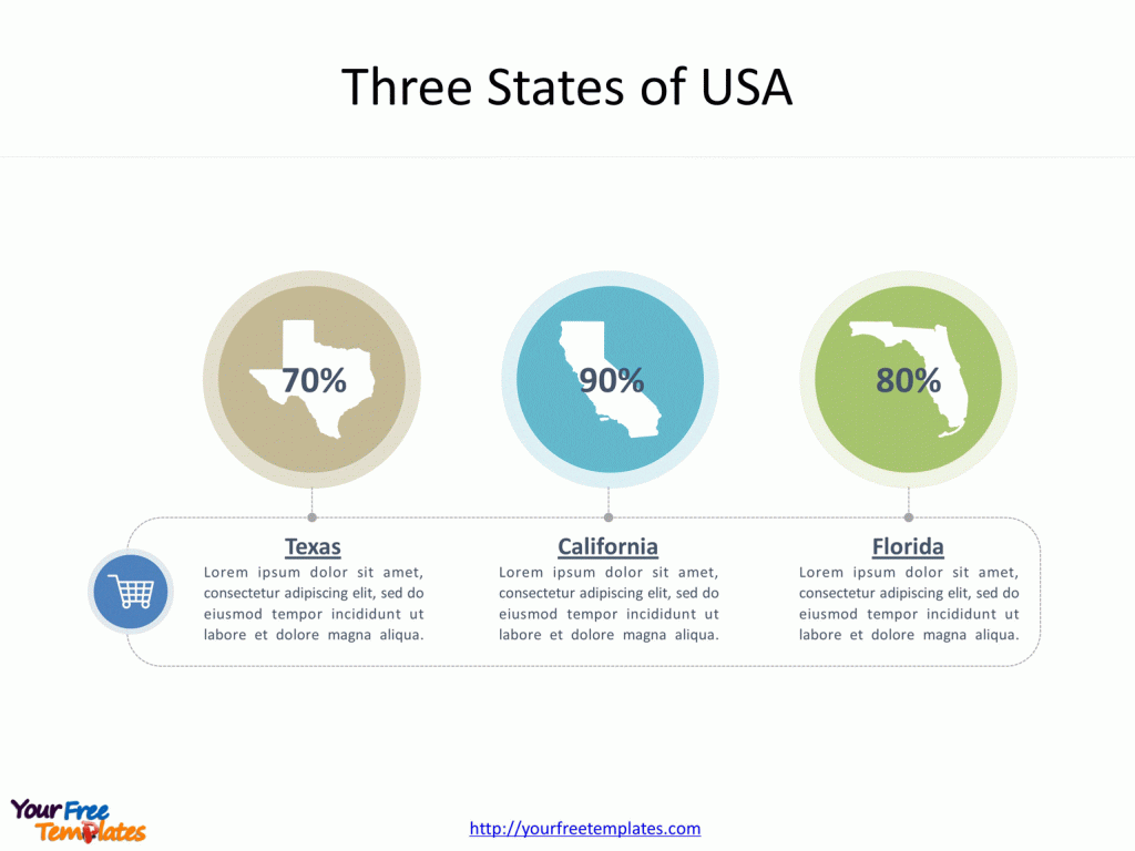 How to present Map with Three - state layout presentation.