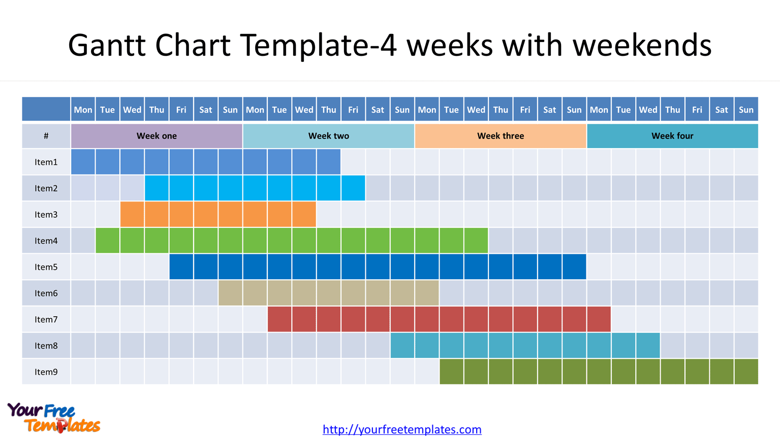 Best Free Gantt Chart Templates For Powerpoint Office Timeline Blog