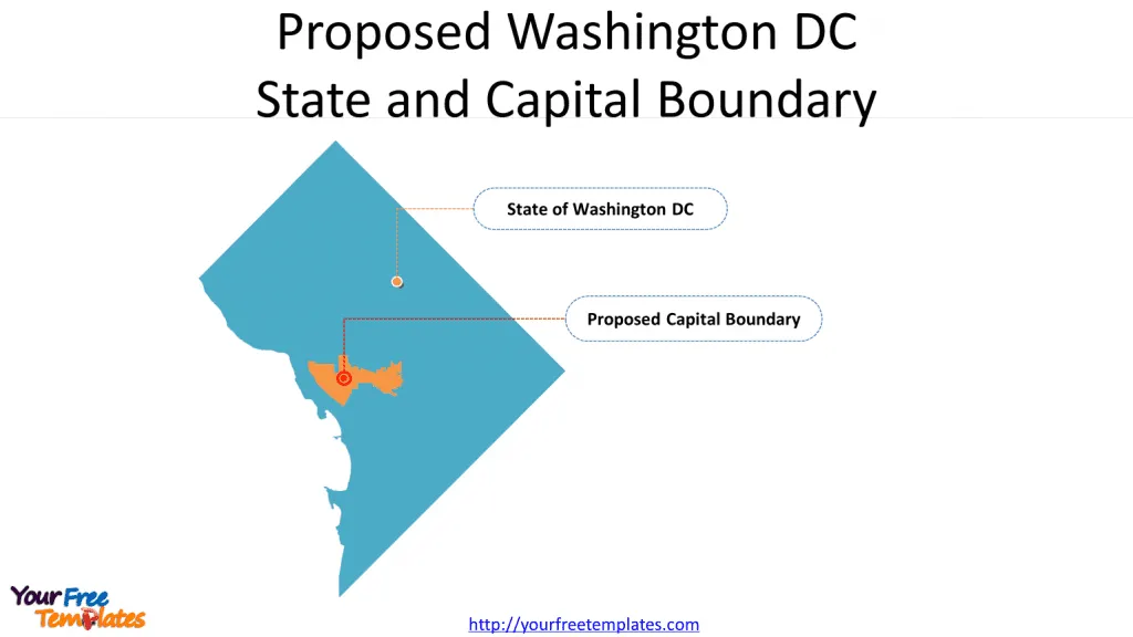 Washington DC State map