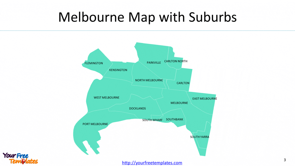 Melbourne suburb map