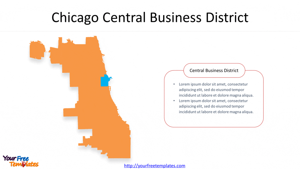 Chicago Central Business District outline