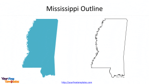 US Mississippi Map