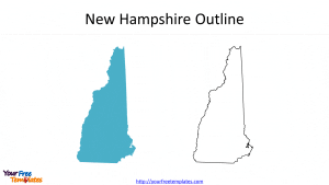 US New Hampshire Map