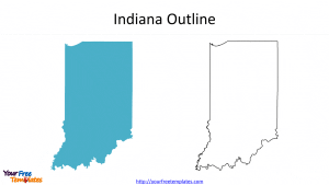 US State Indiana Outline