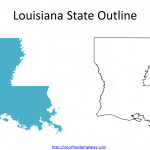 State-Of-Louisiana-Outline