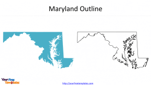 US Maryland Map