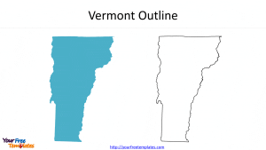 US Vermont Map