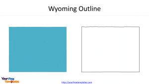 US Wyoming Map