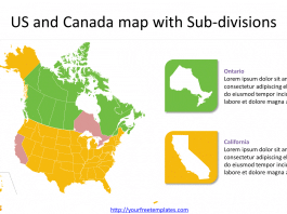 blank map of us and canada