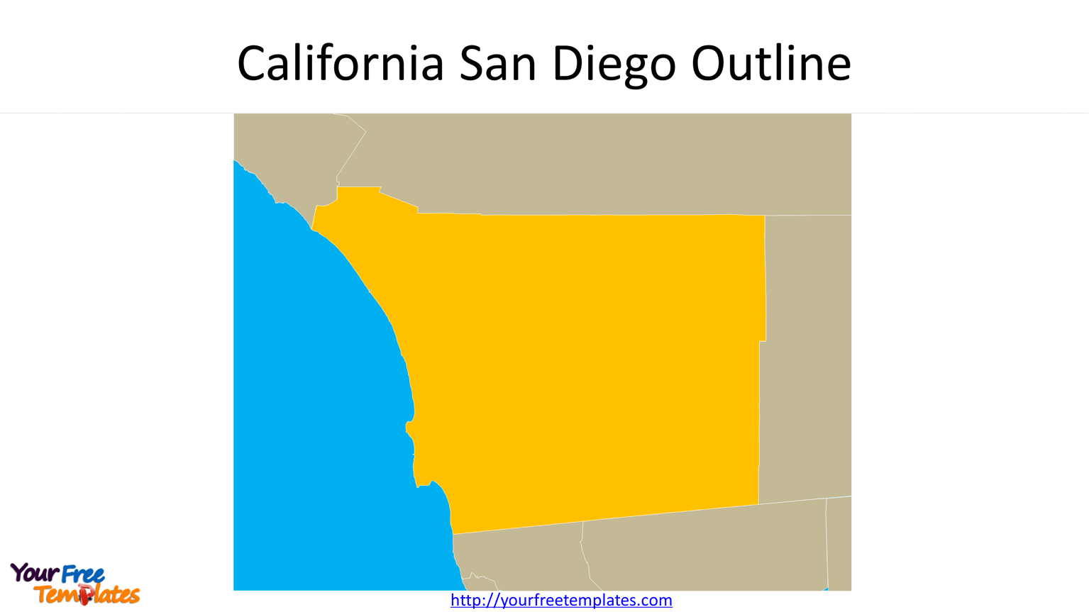 San Diego map