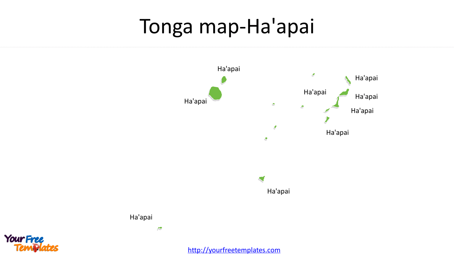 Haʻapai map