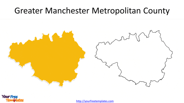 Counties of England map