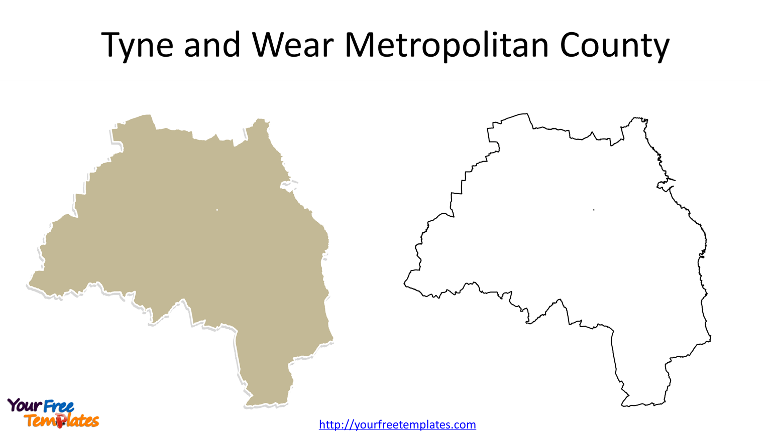 Counties of England map