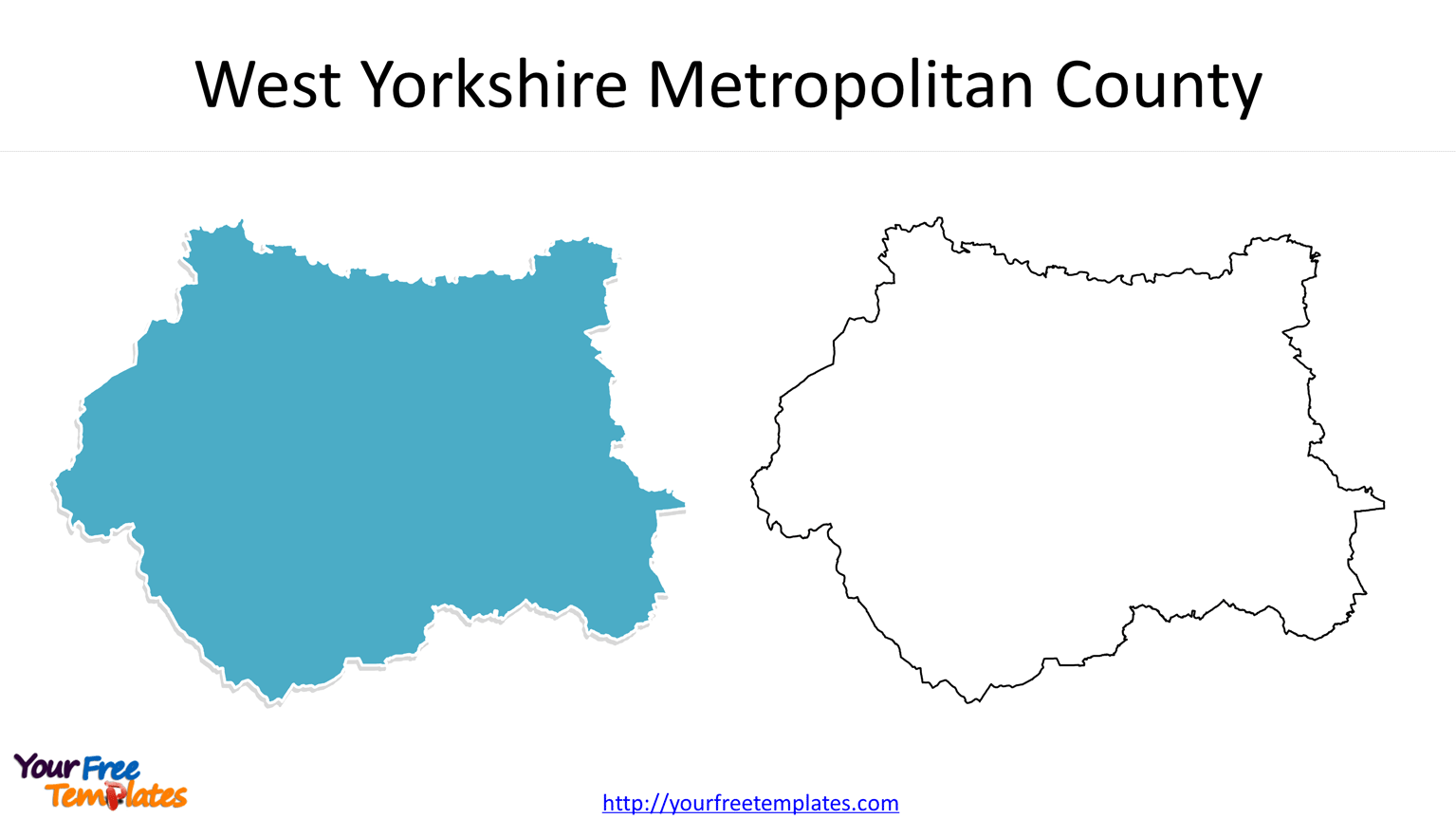 Counties of England map