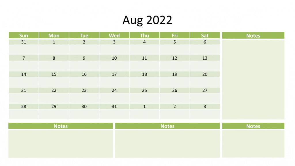 august 2022 calendar printable