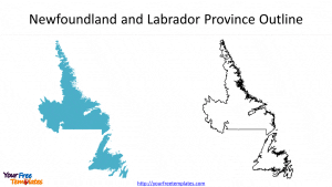Newfoundland and Labrador map