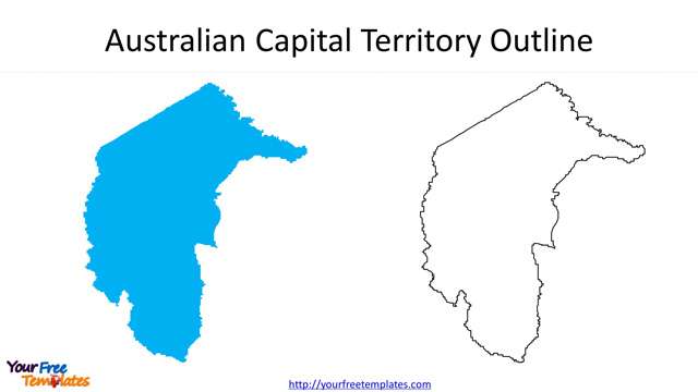 australia map with states