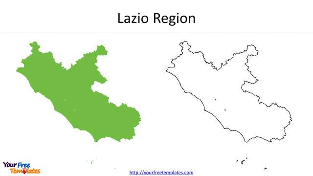 map of italy by region