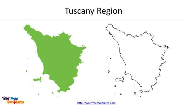 map of tuscany region italy