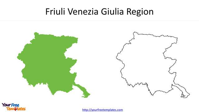 Map of Italy Regions